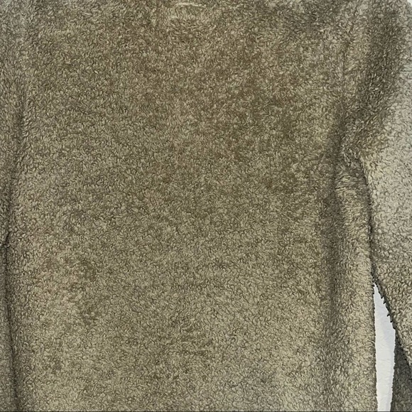 Patagonia Girls' Los Gatos 1/4-Zip Fleece El Cap Khaki Size XL 14 - Picture 5 of 6